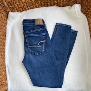 American Eagle Super Stretch Skinny Jeans 2 Short